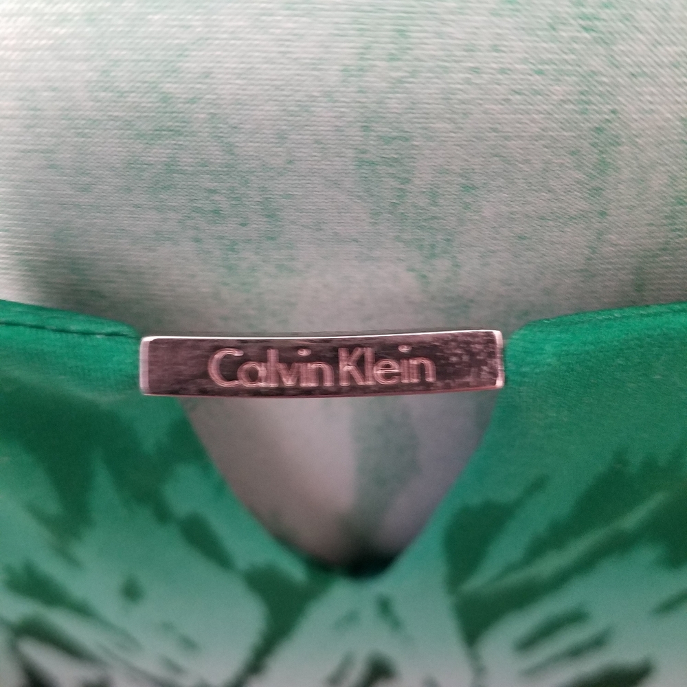 Calvin Klein_Eyelete Mixed Pattern Top - Picture 8 of 9